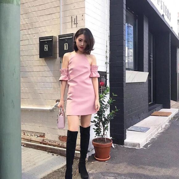 C/MEO Collective Women's Pink Dress - Picture 5 of 6